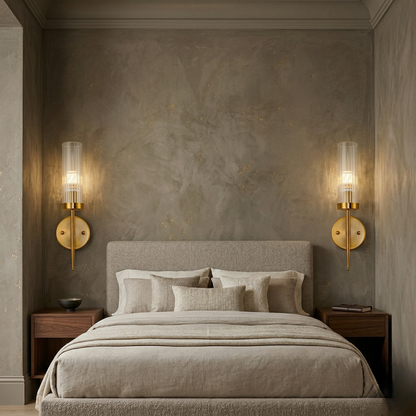 The Astra Fluted Wall Light