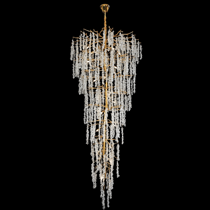 The Crystal Petal Duplex Chandelier