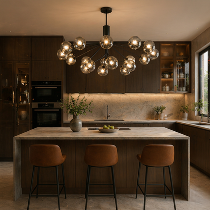 Orbis Glass Chandelier