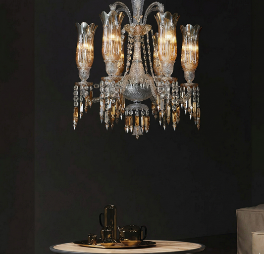 Imperial Aurora Crystal Chandelier