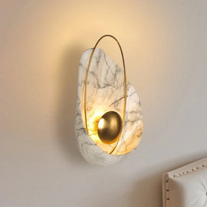 The Orb Luxury Marble Wall Light