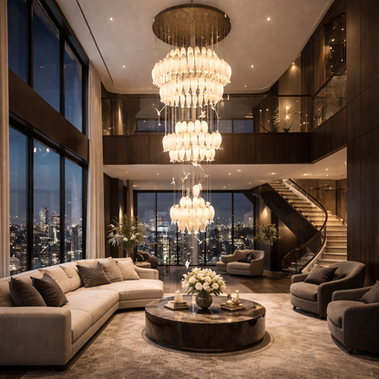 Celestial Nest Duplex Chandelier