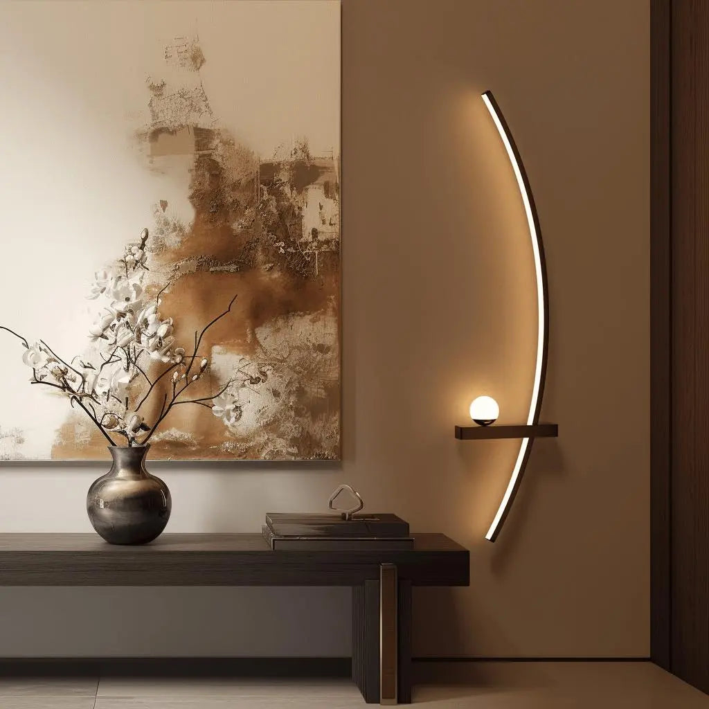 The Lunar Arc Wall Light