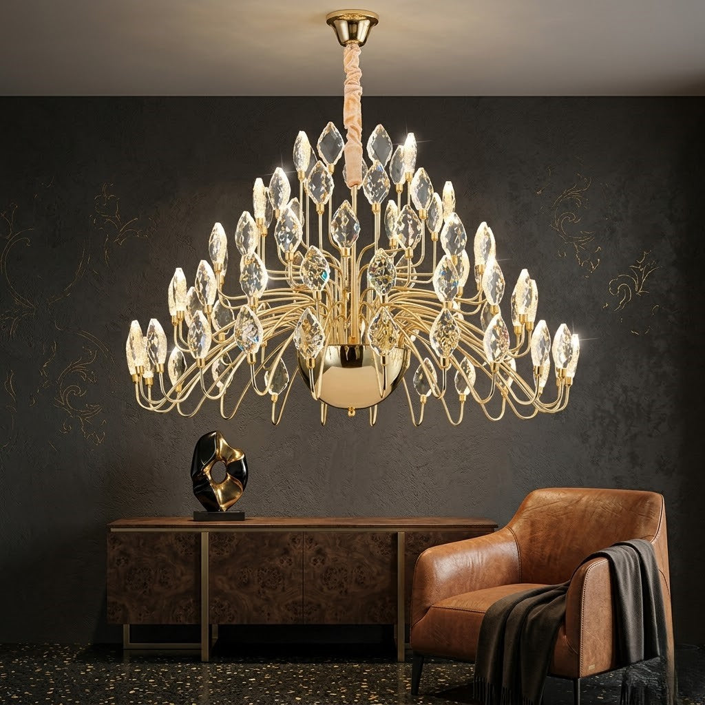 Grand Monarch Crystal Chandelier