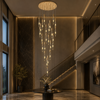 Auric Rain Duplex Chandelier
