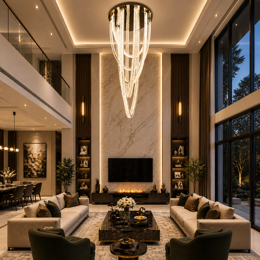 The Vortex Ribbon Chandelier