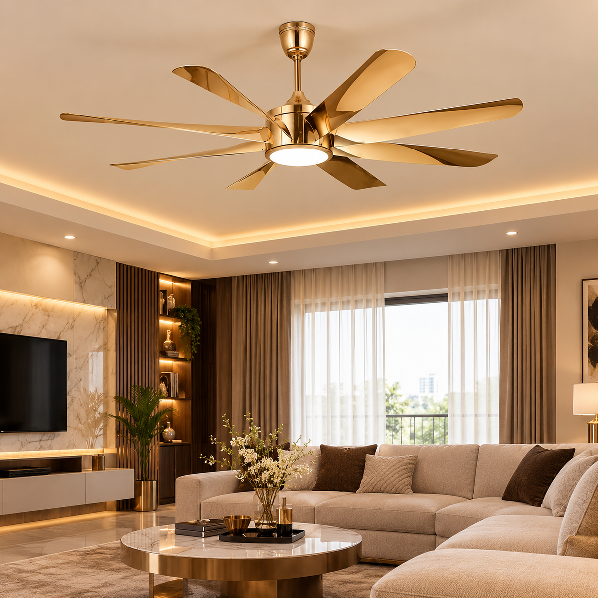 Aurelius – Luxury Designer Ceiling Fan