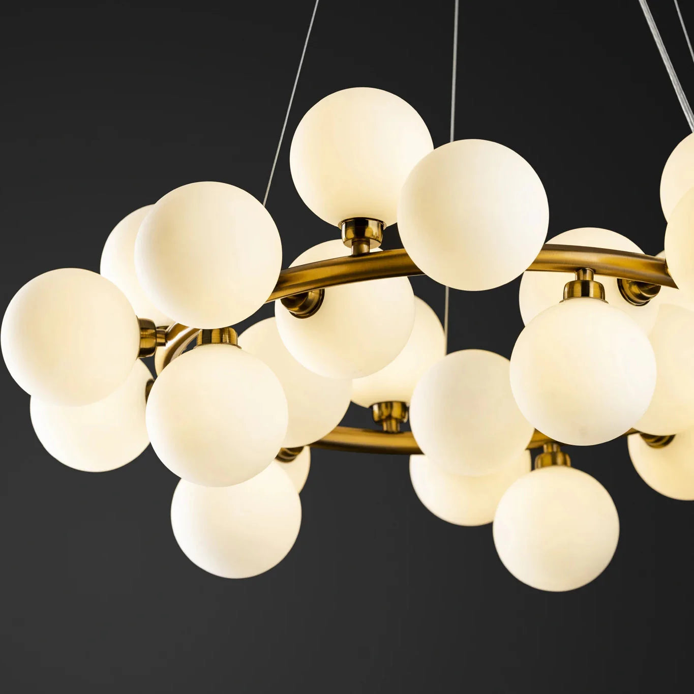 Milky Moon Chandelier