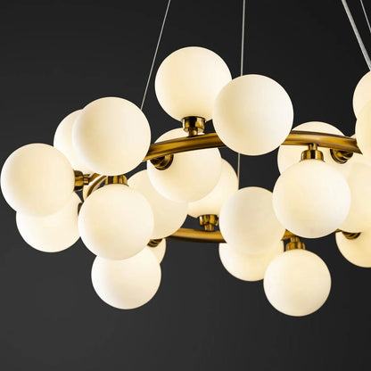 Milky Moon Chandelier