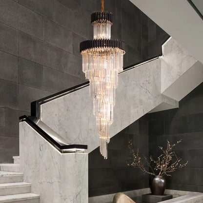 Black Grandeur Duplex Chandelier