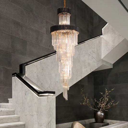 Black Grandeur Duplex Chandelier