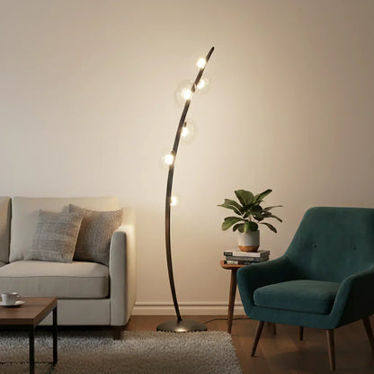Eclipse Ribbon Floor Lamp Close-Up