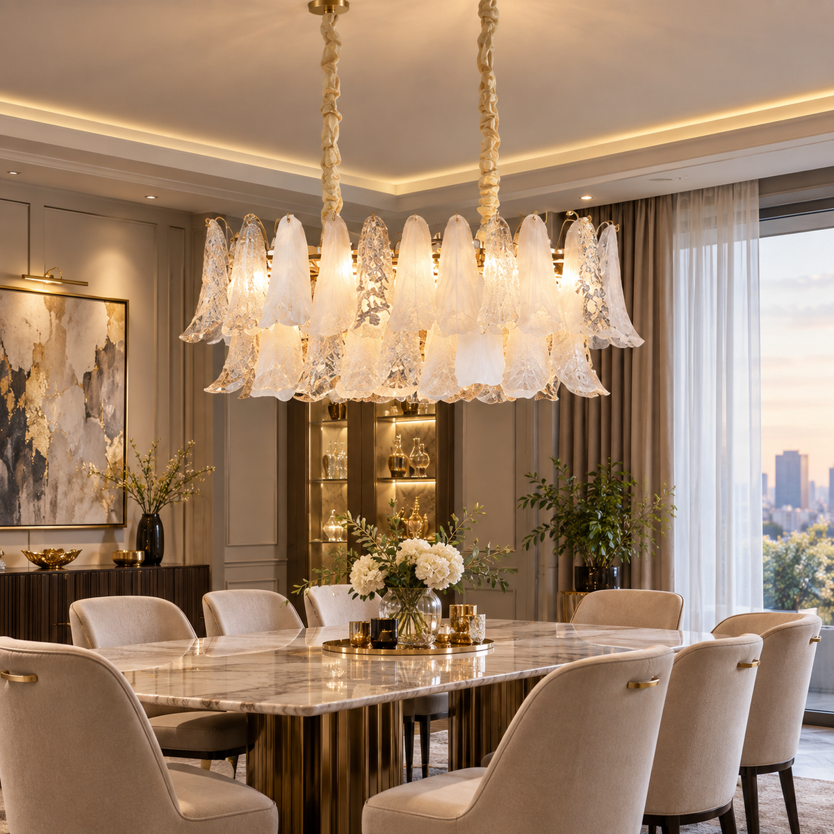 Fiorenza Luxe Dining Chandelier
