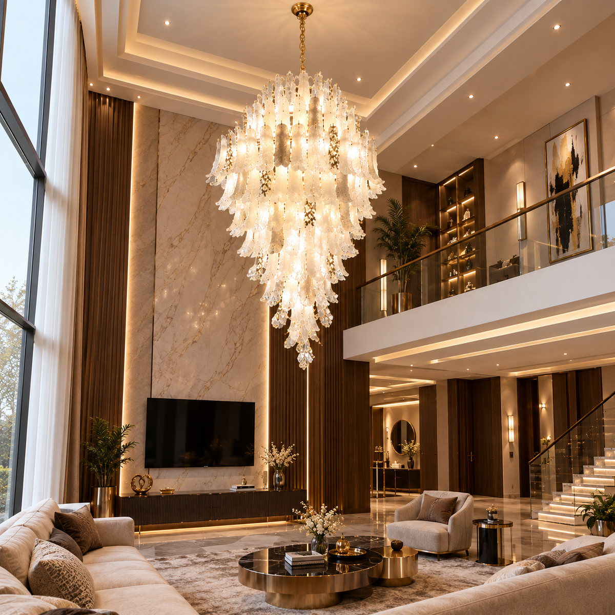 Fiorenza Luxe Duplex Chandelier