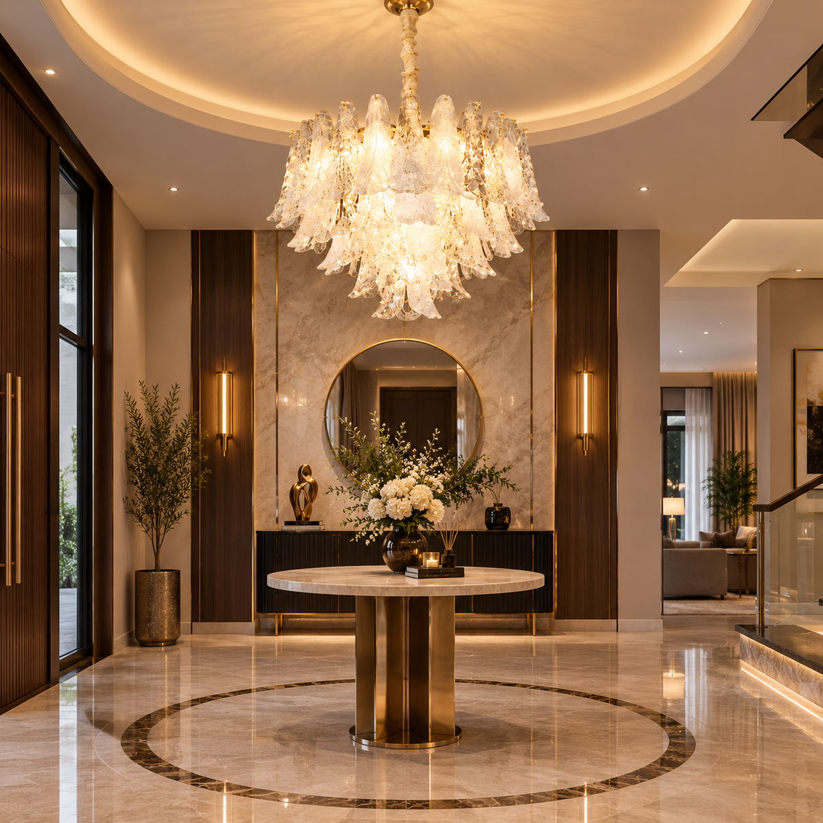 Fiorenza Luxe Round Chandelier
