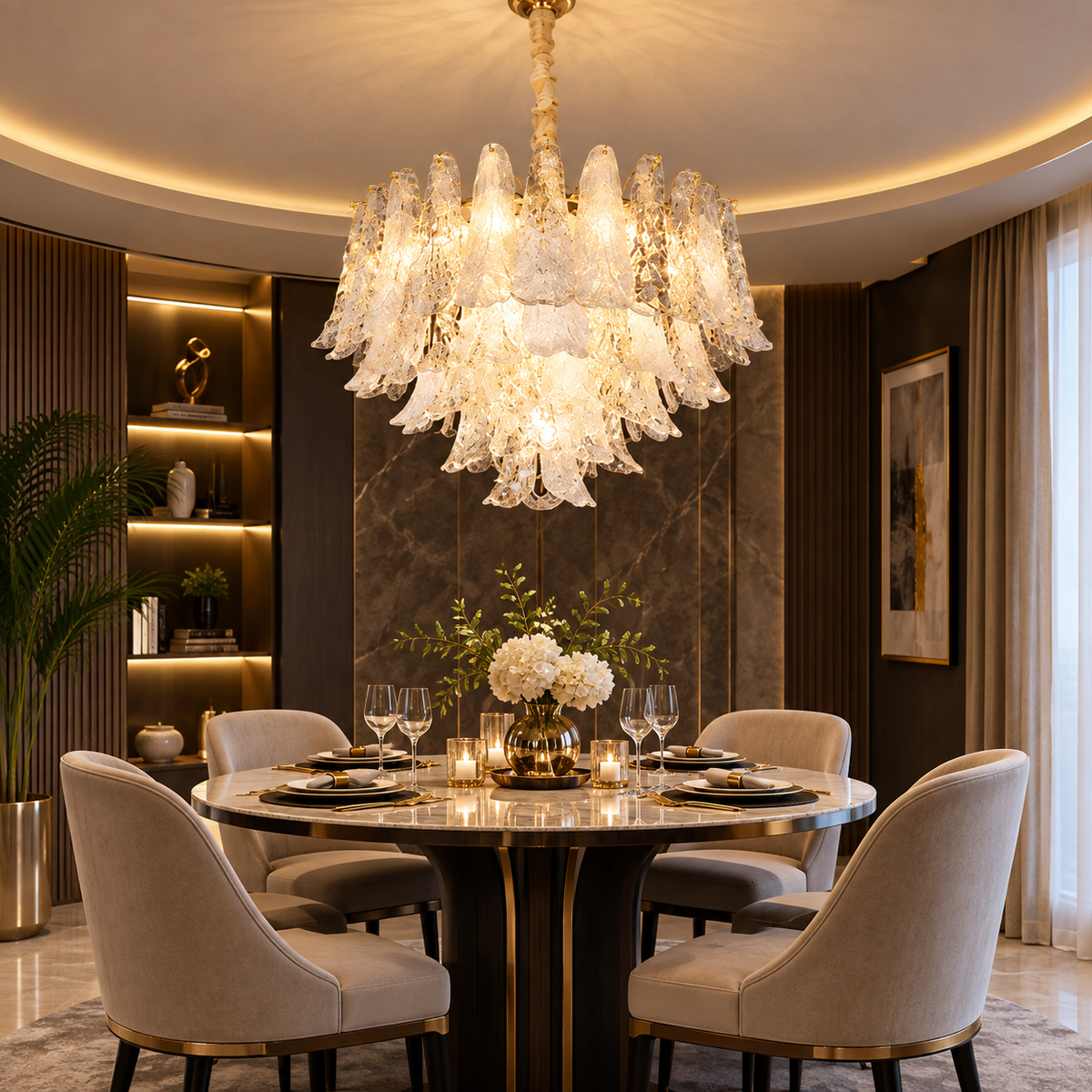 Fiorenza Luxe Round Chandelier