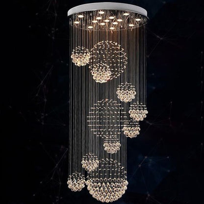 Crystal Rain Royale Duplex Chandelier