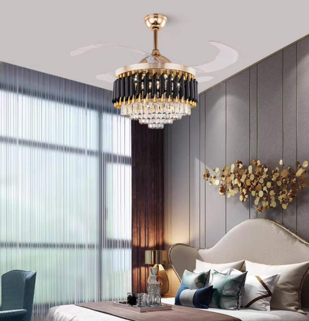 Black Crown Ceiling Fan