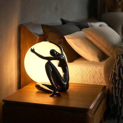 The Lunar Embrace Table Lamp