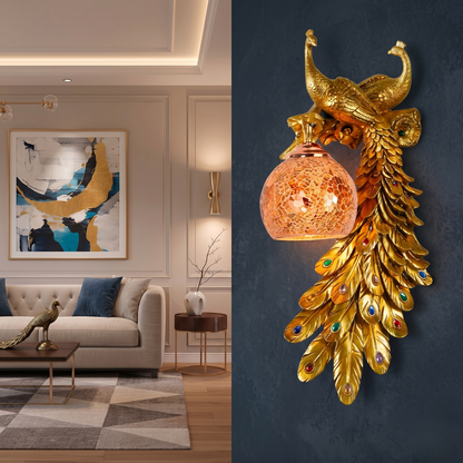 Peafowl Wall Light
