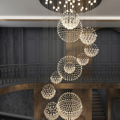 Crystal Rain Royale Duplex Chandelier