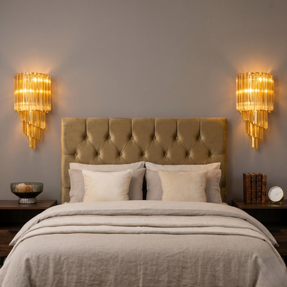 Dazzling Crown Wall Light