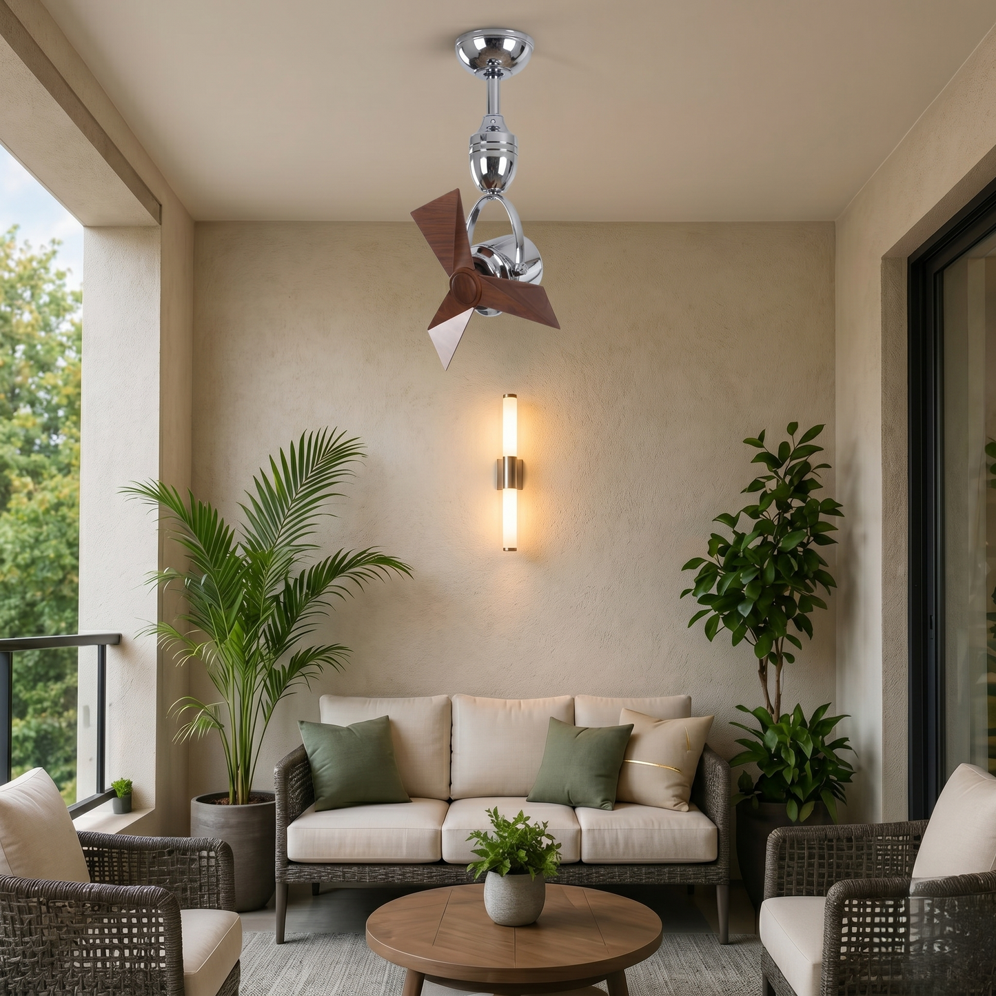 Aviator Dual-Axis Ceiling Fan
