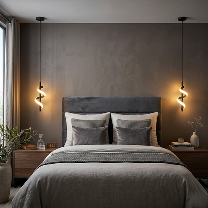 Spiral Glow Hanging Light