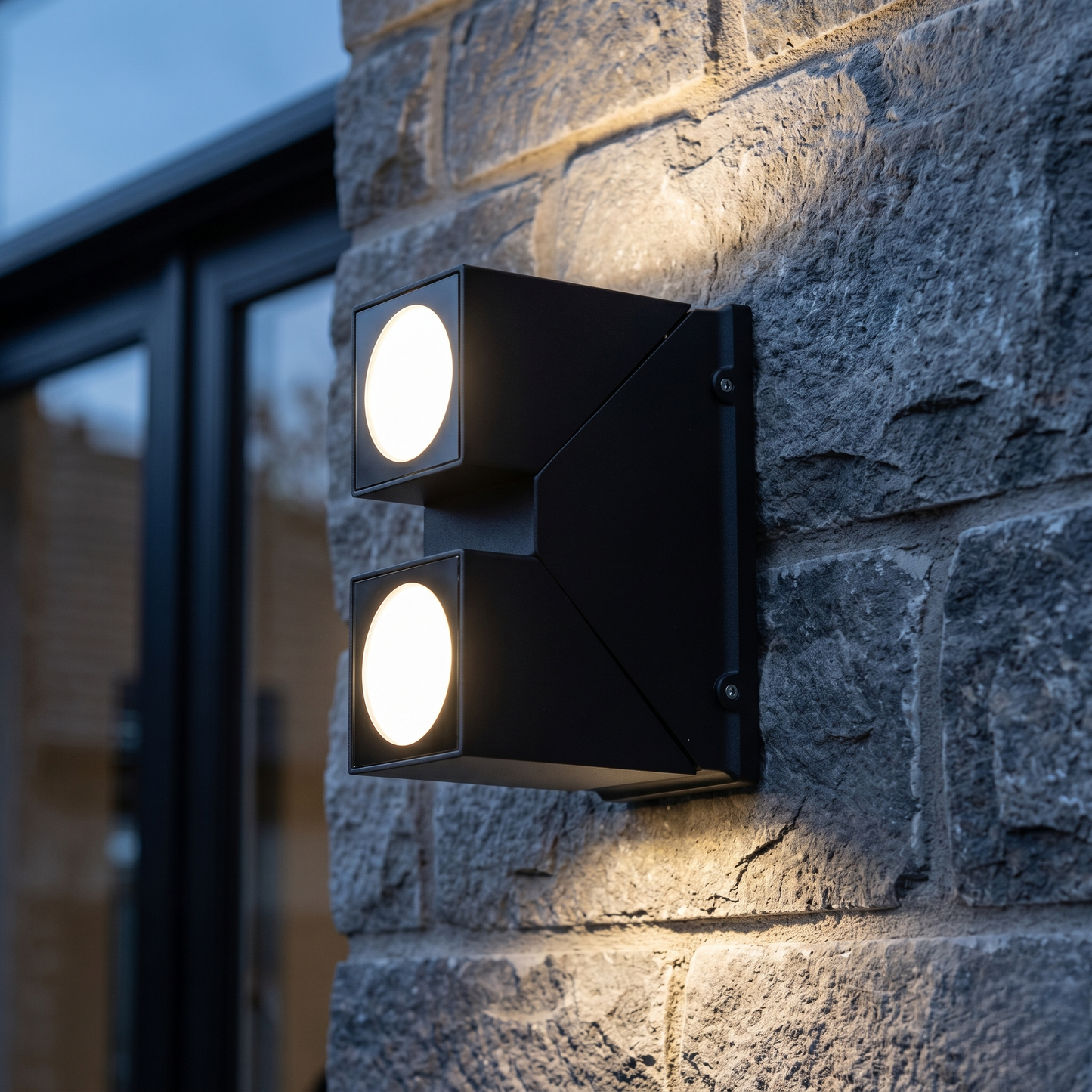 Outdoor Cast Aluminum Diffusers Wall-Light