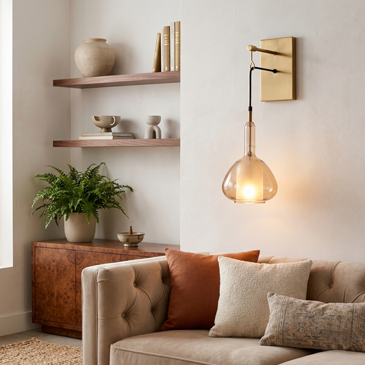 Hanging Dome Wall Light