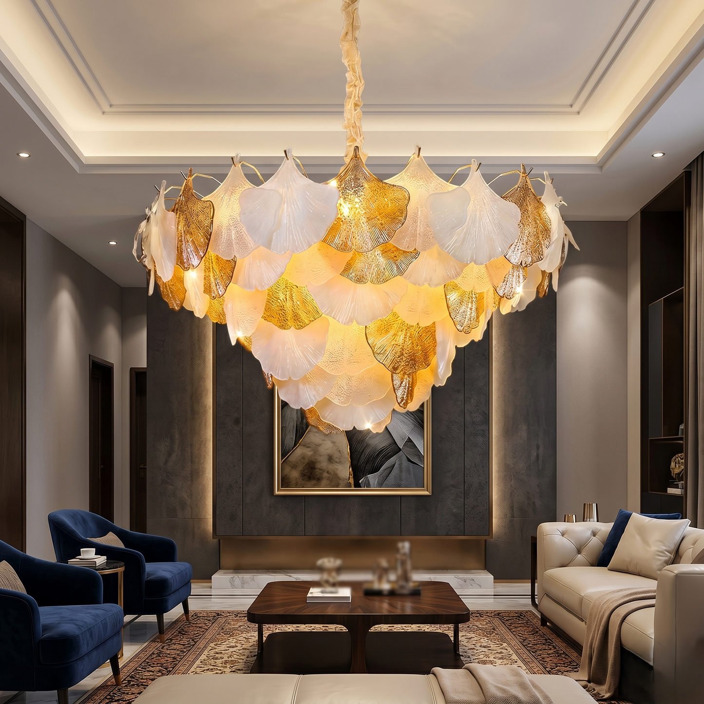 Whispering Leaves Chandelier
