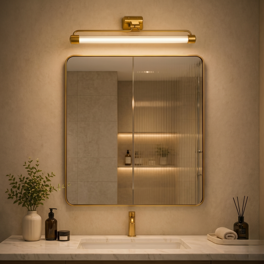 Gold Linear LED Vanity Light