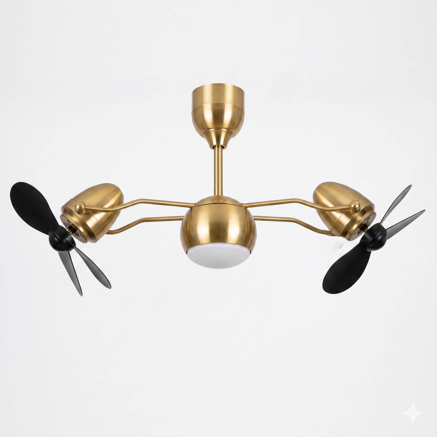 Eclipse Fusion 40-Inch Black & Gold Ceiling Fan