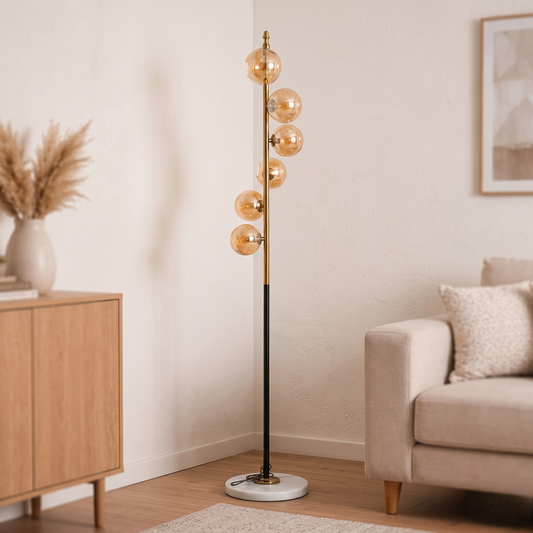 Orbital Constellation Globe Floor Lamp