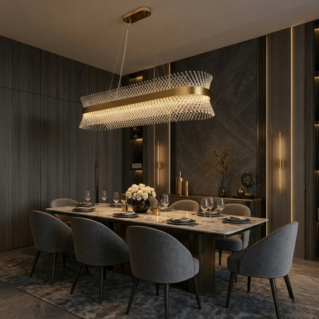 Celestial Bloom Dining Chandelier