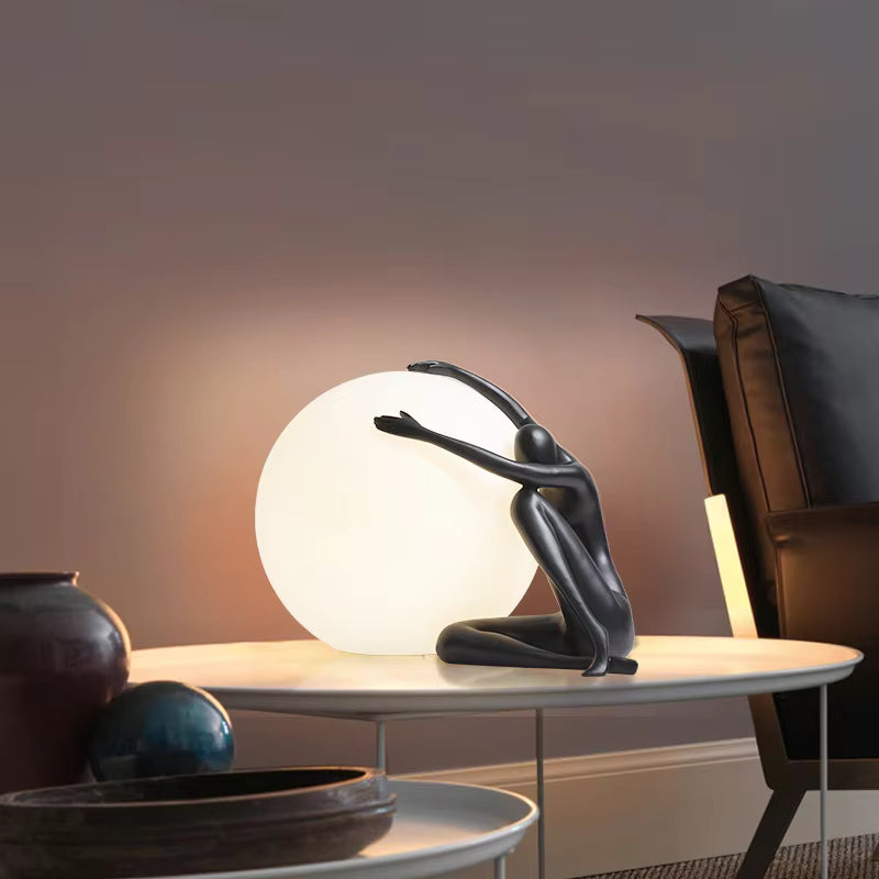 The Lunar Embrace Table Lamp