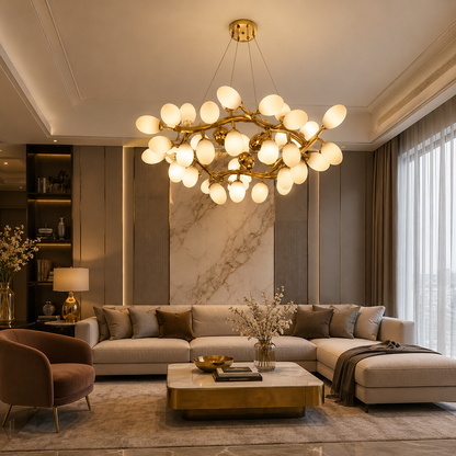 Opal Bloom Chandelier