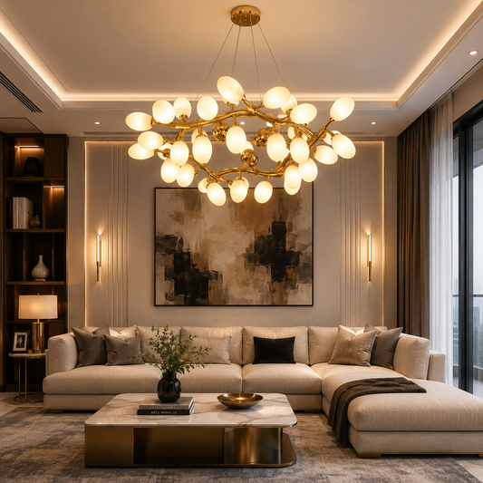 Opal Bloom Chandelier