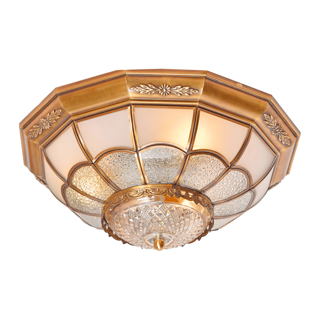 Royal Heritage Crystal Flush Ceiling Light