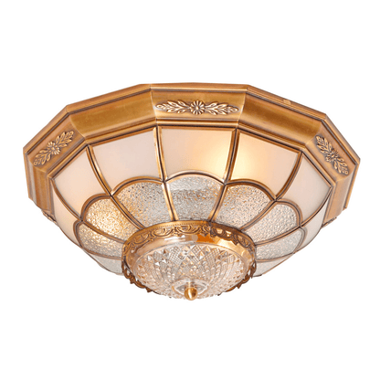 Royal Heritage Crystal Flush Ceiling Light