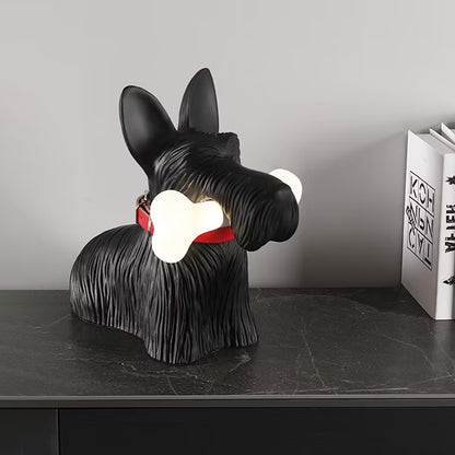 Dog Bite Bone Table Lamp