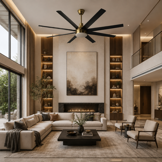 Luxury 8-Blade LED Ceiling Fan