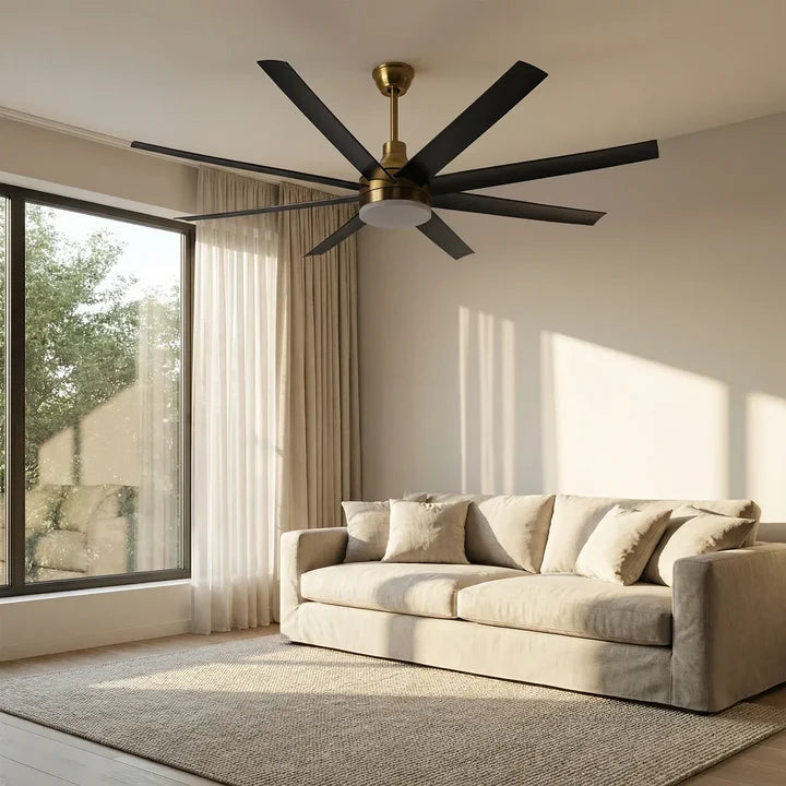 Luxury 8-Blade LED Ceiling Fan