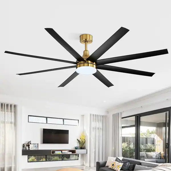 Luxury 8-Blade LED Ceiling Fan