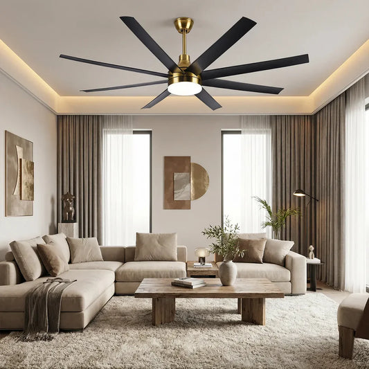 Luxury 8-Blade LED Ceiling Fan