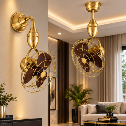 Monarch Duo – Luxury Wall & Ceiling Fan