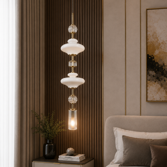 Noura Luxe Ceramic Glow Pendant
