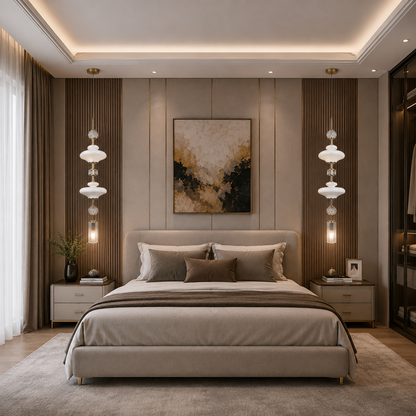 Noura Luxe Ceramic Glow Pendant
