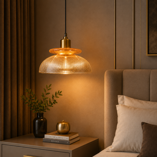 Serena Glow Glass Hanging Light
