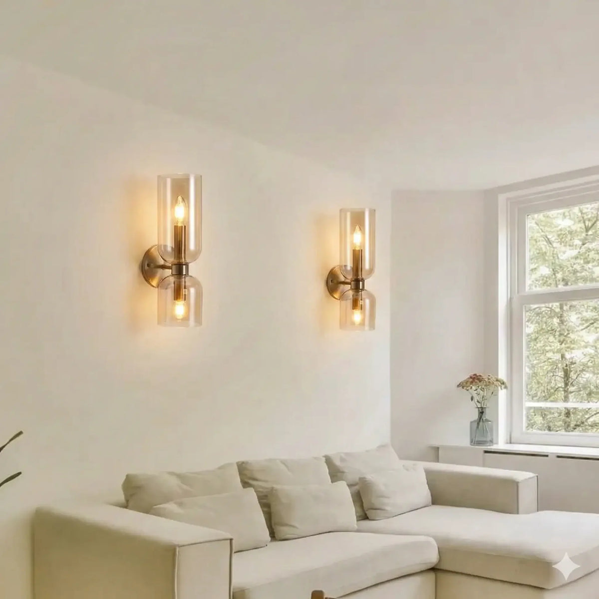 Solstice Hourglass Wall Light